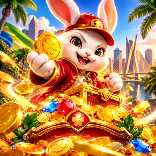 Capa do slot Fortune Rabbit com o coelho da sorte
